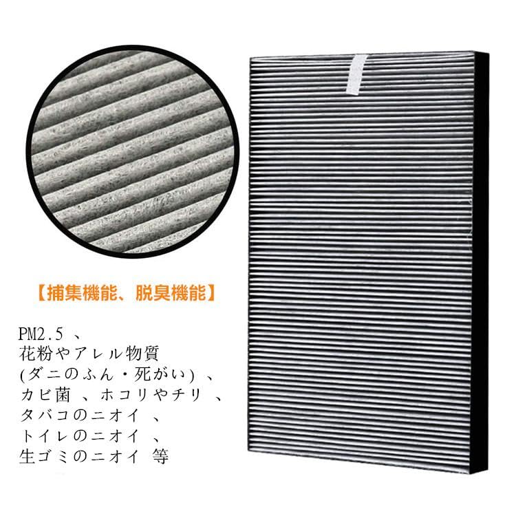 Replacement filter for Sharp and humidifying air This is a dust collection and deodorizing integrated filter for models and Compatible with Japanese