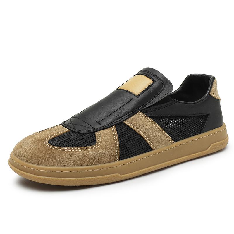 

Модная дышащая мужская сетчатая обувь для бега, легкие спортивные кроссовки, нескользящая резиновая подошва, удобная обувь для ходьбы 39 чёрный