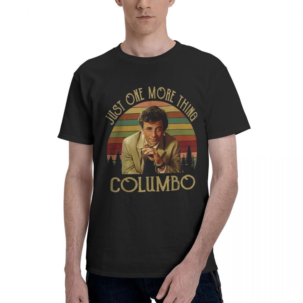 JustOneMoreThingColumbo 100 Cotton Casual Breathable Confortable Shirt Mens Designer Clothes Mens Tops