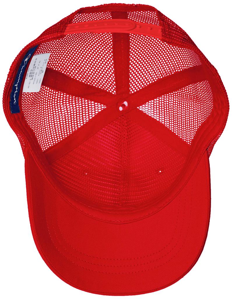 Champion Mesh Sizes to Japanese size Kids' Cap, 141-001A, Red, Japan, 55-57cm (equivalent L)