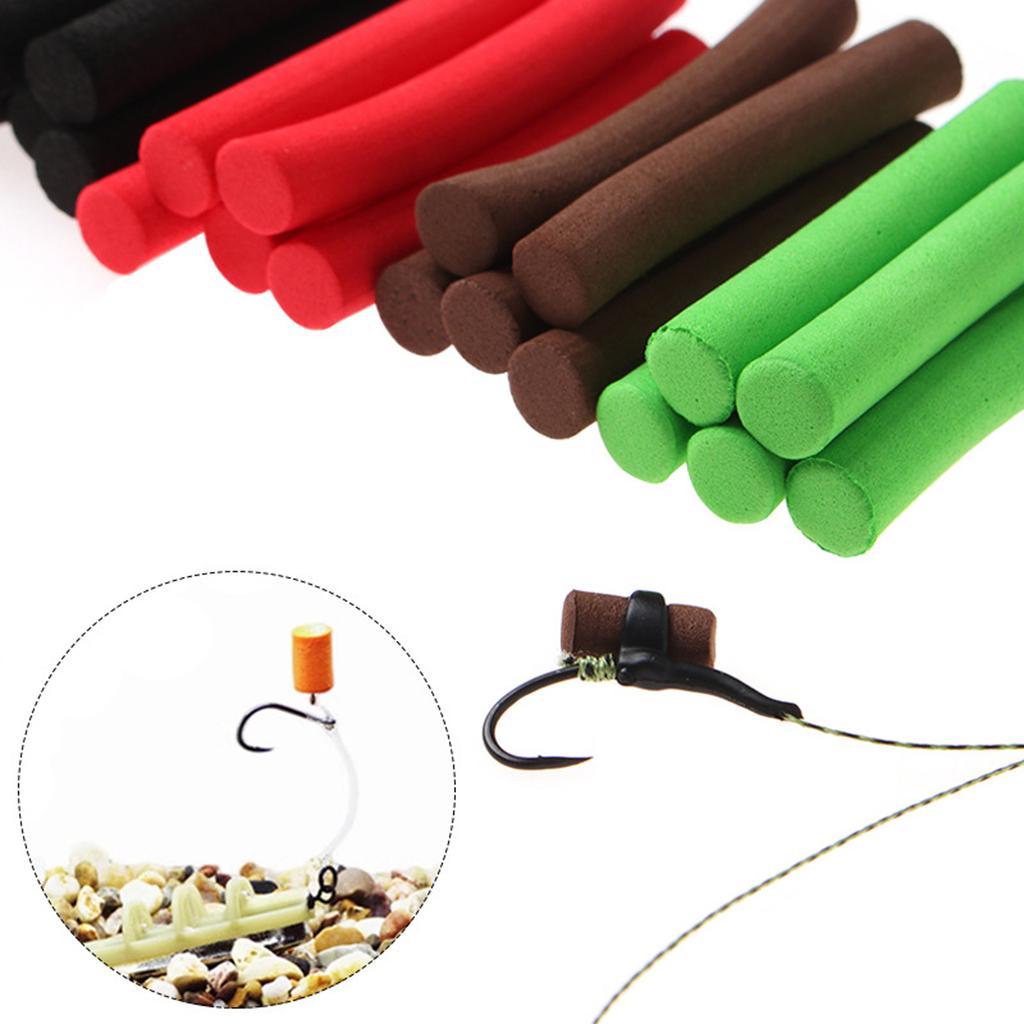 5Pcs Light Weight Fishing Foam Sticks Reusable Foam Rods Portable Cylinder Foam Sticks for Pond River Easy To Use