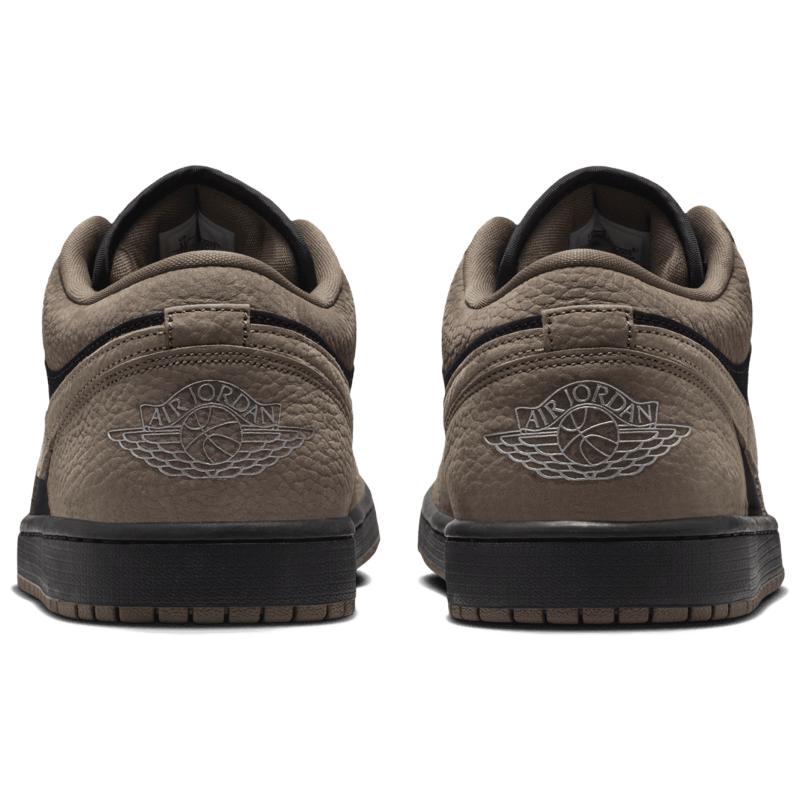 Zapatillas Unisex Air Jordan 1 Low SE Gris Oliva Marrón Negro Mango Claro Salvaje IB7109-005