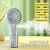 Misting Handheld Fan with 4 Speeds Settings Portable Mist Spray Summer Cooling Fan USB Rechargeable Travel Outdoor Personal Fan
