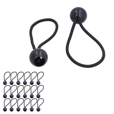 20 τεμ. Ελαστικά Κορδόνια Μπάλας Bungee Βαρέως Τύπου Ελαστικό Σχοινί με Δέσεις Μπάλας για Τέντες μουσαμάδες