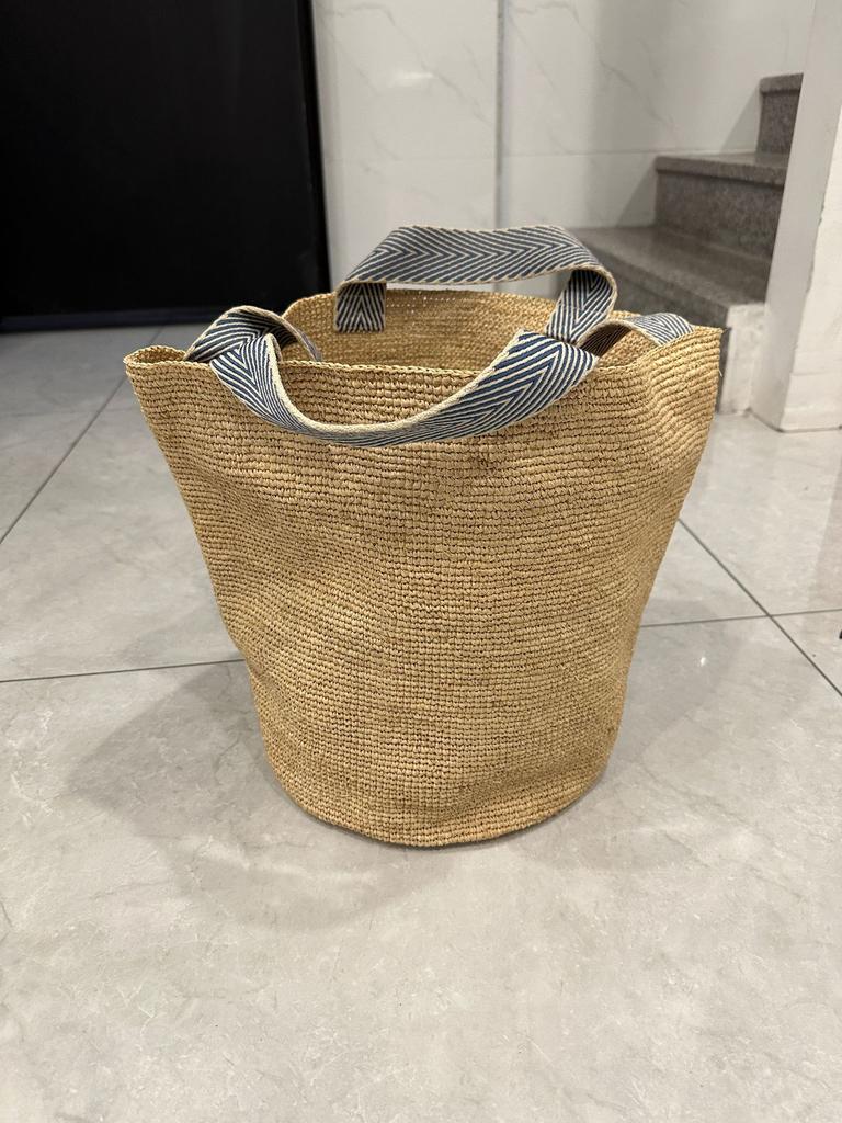 Summer Raffia Straw Bag Large Capacity Woven Beach Bags for Women Handbag Bohemian Rattan Tote Shoulder Bag Travel Basket Bags