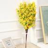 10pcs Artificial Flowers, Long Stem Yellow Winter Jasmine, Flowers Picks for Home Wedding Valentine's Day, Birthday, Mother's Day Decor