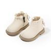 Autumn/Winter Infant & Girls' Leather and Cotton Boots, Korean Style