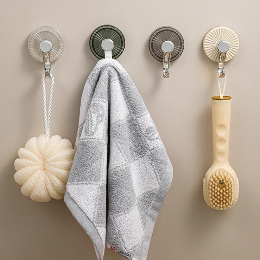 

Reusable Suction Cup Hook ABS Towel Hook New Kitchen Bathroom Hooks Green