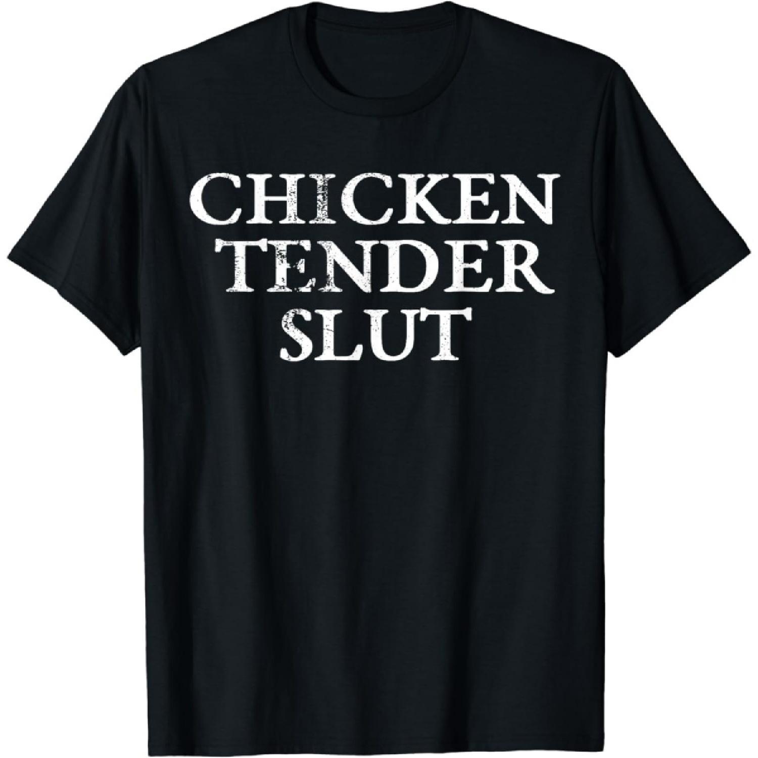 Onesteps Chicken Tender Slut T-Shirt (Black, 3XL) XXXXXL разноцветный