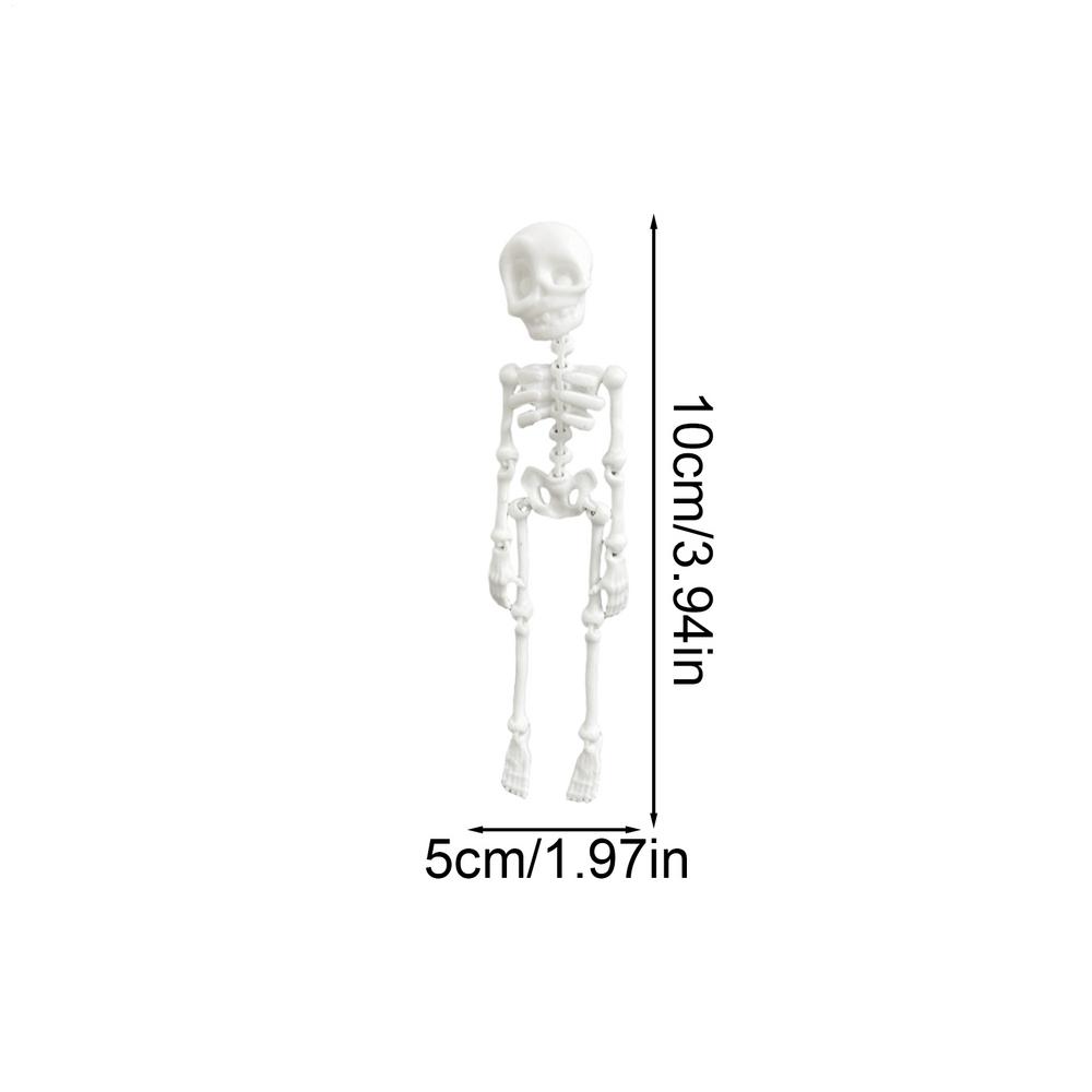 Skeleton Fridge Magnets Halloween Poseable Skeleton Decorative Magnets Cool Skull Decor Funny Spooky Stickers Party Supplies