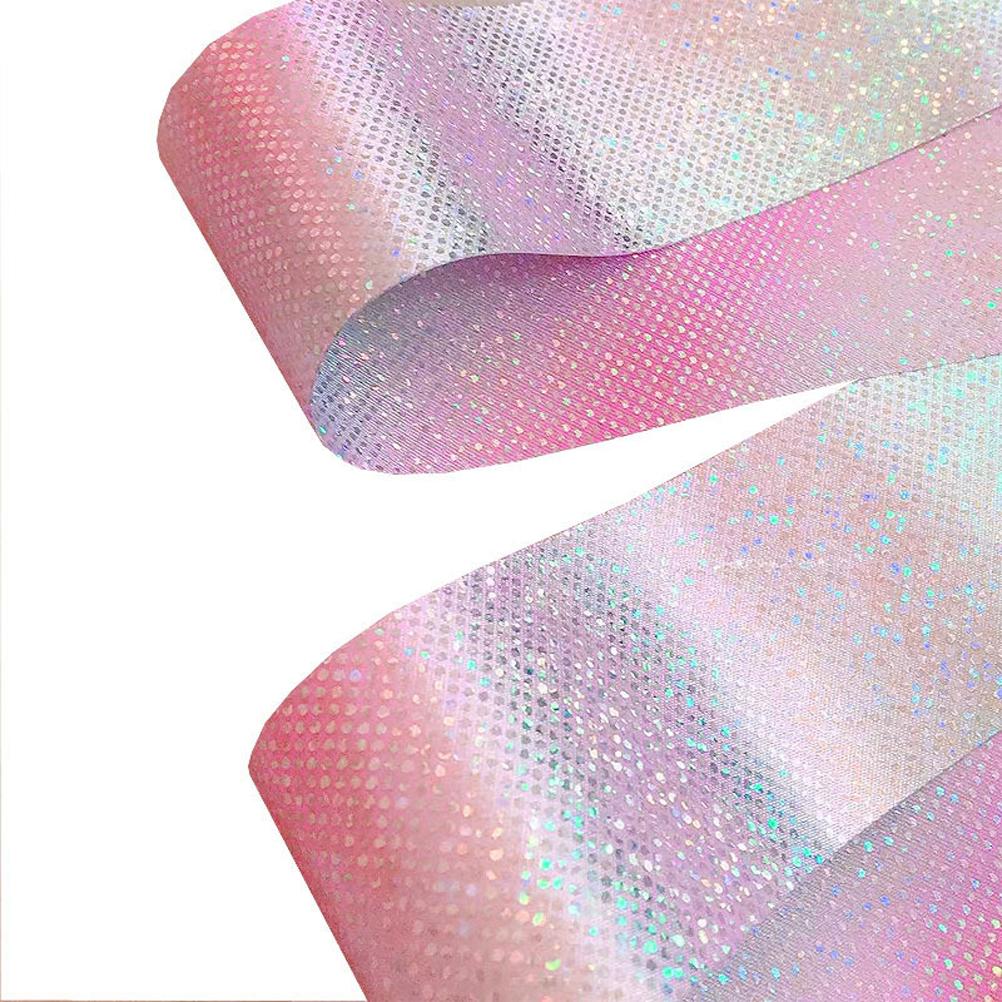2m/4m Kids Dancing Gymnastics Silk Band Wands Glittering Rhythmic Artistic Ballet Twirling Silk Bands for Kids Artistic Dancing