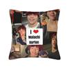 Malachi Barton Actor Pillowcase Polyester Cushion Cover Gift Throw Pillow Case Cover Living Room Square 40*40Cm