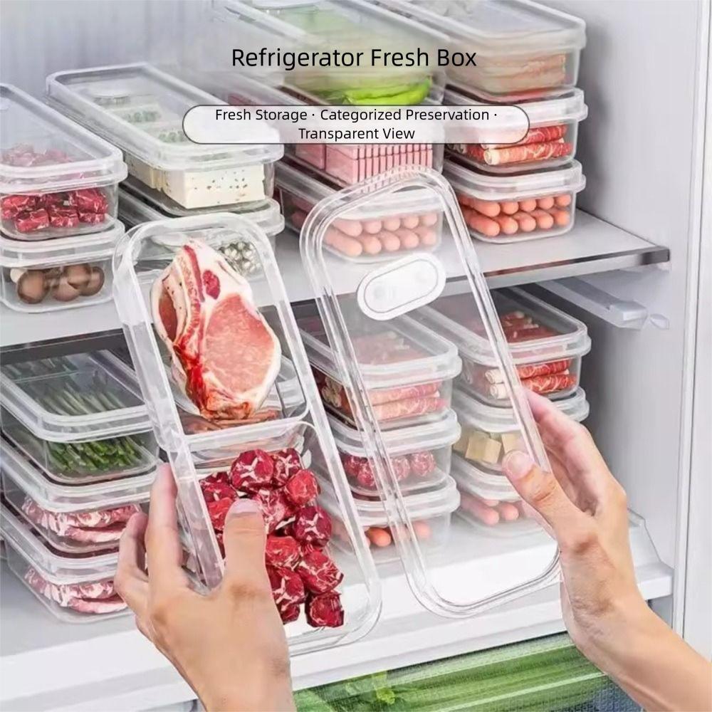 Multifunctional Refrigerator Storage Box Fresh Preservation Fridge Storage Bin  Kitchen Organizer
