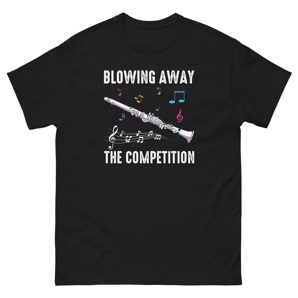 

Blowing Away the Competition Flute Musical Instrument Unisex Classic Tee 2XL