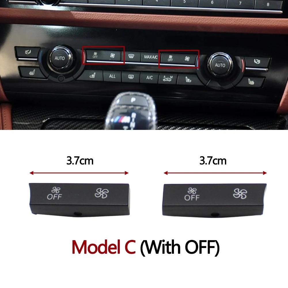 Încălzitor de aer condiționat Ventilator de climă Controlul volumului vântului Cap buton AC pentru BMW 5 6 7 X5 X6 Series F10 F18 F06 F12 F01 F02 F15 F16