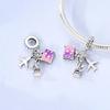 Charms Coppergoddess Statue Airplane Trunk Beads Fit Charms Plataoriginal Bracelet Beads Women Jewellery Making Diy