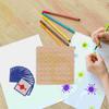 1 Set Wooden Graphic Learning Toy Kids Educational Toy Children Math Teaching Tool