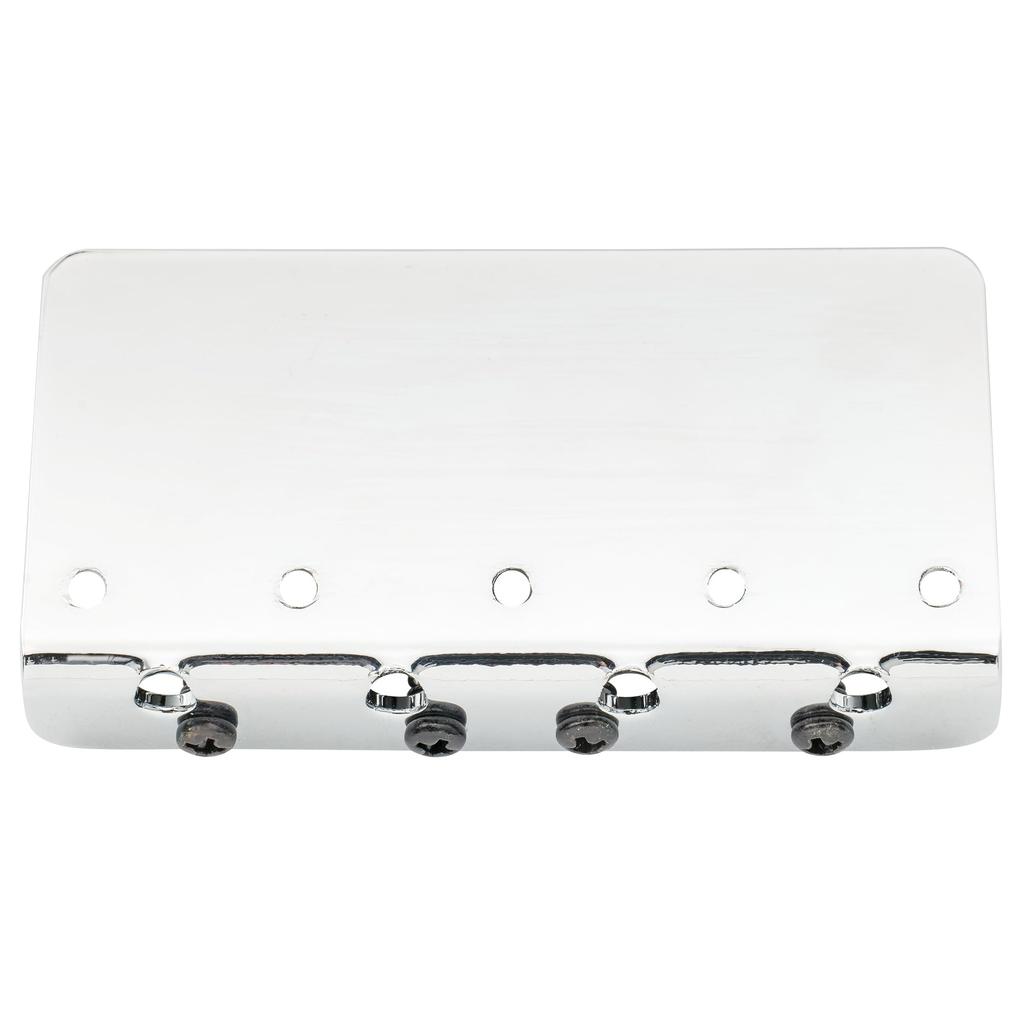 Wilkinson M Series 19mm Pitch Vintage Bass Bridge with Threaded for Precision Chrome Saddles, 4-string, Bass/Jazz Bass, Finish.