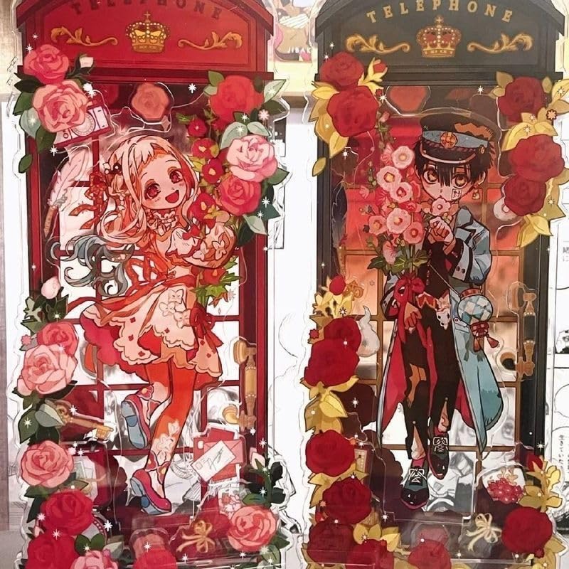 Set Acrílico de Soportes Acrílicos de Yashiro con Colección de Cumpleaños Linda de Anime de Soportes de Hanako-kun del Inodoro, 2, 10 cm, Hanako-kun, Nene, Merchandising,