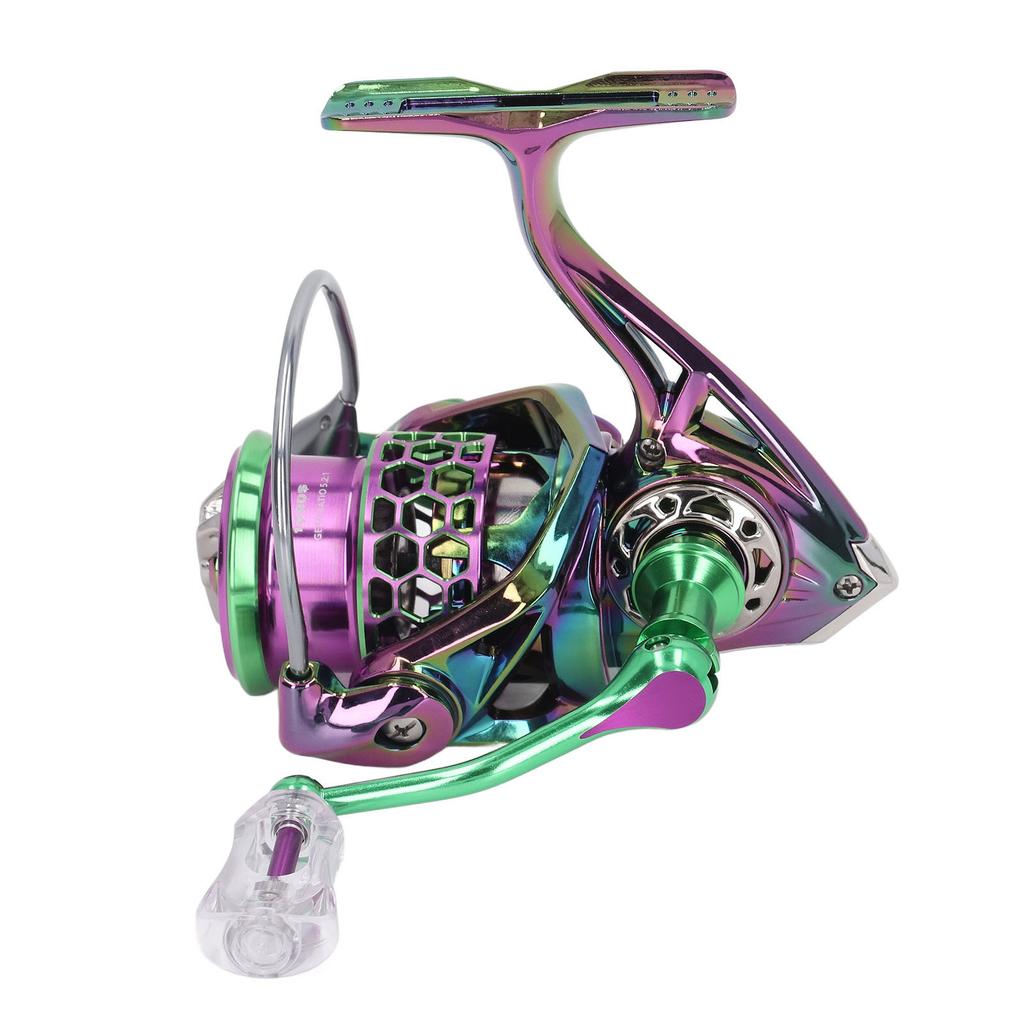 Fishing Reel 13+1BB Carbon Lightweight Compact Hollowed Shallow Cup Diagonal Mouth Spinning Reels for Saltwater