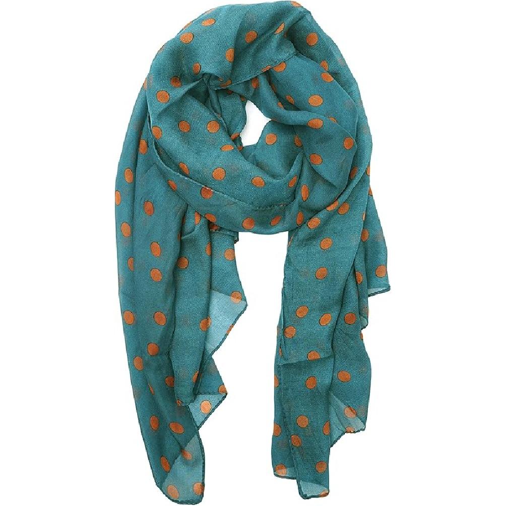 TWÓJ UŚMIECH Damski/Kobiecy Lekki Szal Szal z Mieszanki z Nadrukiem Kwiatowym/Jednokolorowy Na Sezon Wiosenno-Letni