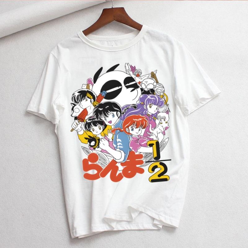 Ranma 12 ranma 12 Camicia Moda Estiva T-shirt Grafica Top da Donna Base Magliette Girocollo Divertenti T-shirt Ragazze
