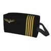 Aeroplanes Flight Toiletry Bag for Airplane Aviation Aviator Makeup Cosmetic Organizer Ladies Beauty Storage Dopp Kit Box
