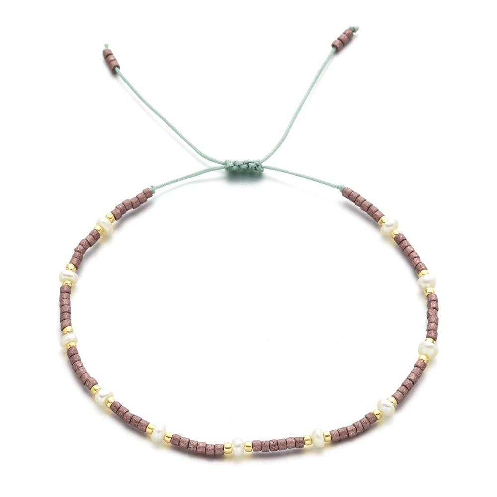 Thin Design Beaded Bracelet Bohemian Style Hand-woven Bracelet Friendship Bracelet Daily Casual