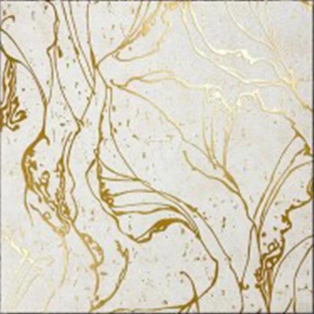 53cm Pvc Non-Self-Adhesive Marble Wallpaper Waterproof Living Room Background Wallpaper Simple 3d Stickers Diy Home Decor