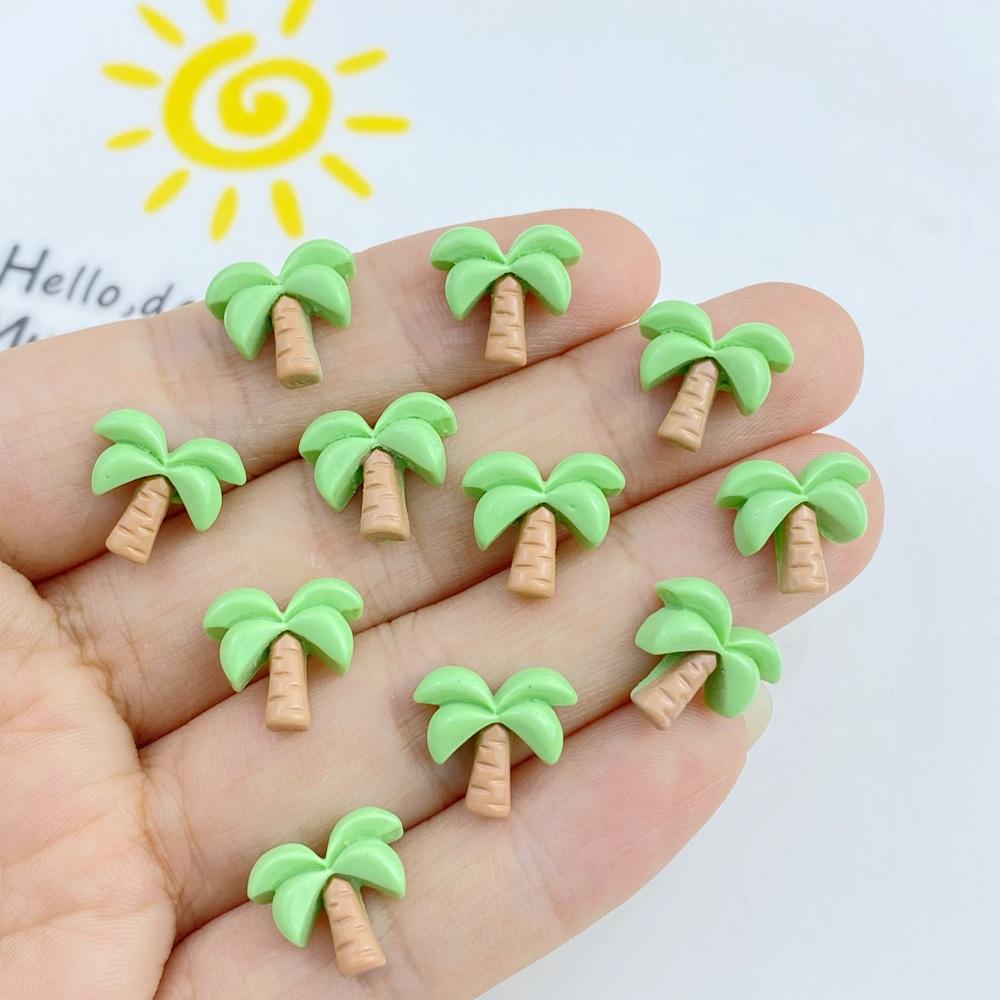 

30Pcs New Cute Resin Cartoon Beach Collection Flat Back Manicure Parts Embellishments For Hair Bows Accessories