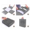 Non-woven foldable bed sheet clothing wardrobe storage box dust-proof storage box with lid organizing storage box