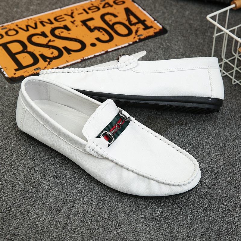 

Мужская обувь европейского стиля, обувь Doudou, мужская обувь 2025, мужская обувь на одной педали, мужская повседневная кожаная обувь, лоферы для внешней торговли 39