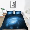 Home Bedding Set Full Size King Bed Twin Bed Space Star Print Bedroom Quilt Cover and Pillow Cover Bedding Decoration