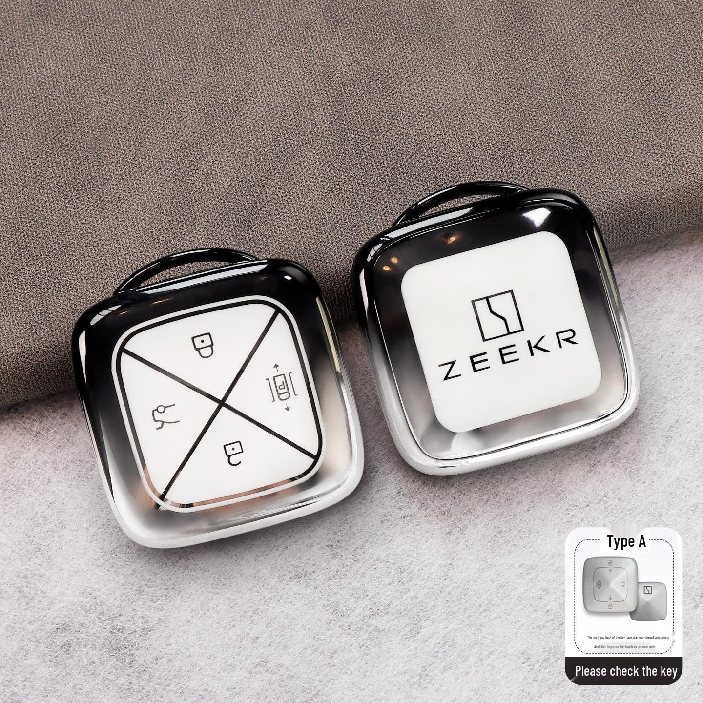 Zeekr 001/007GT/009 Key Case: Protective Remote Control Shell & Buckle Accessory