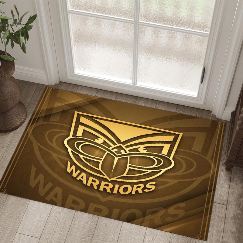 Wigan Warriors Design Crystal Velvet Carpet Cozy Non?Slip Printed Rug For Bedroom Living Room Entrance