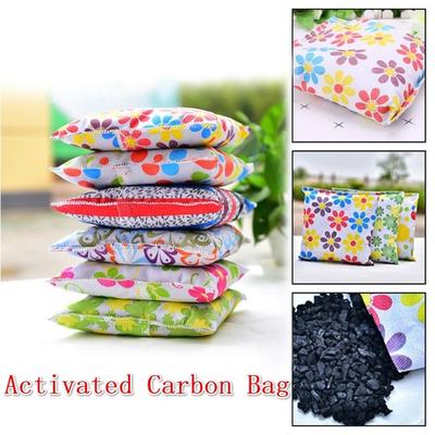 Paquet de charbon de bambou Accessoires de voiture Sac de charbon de bois Déodorant Sac de charbon actif (50 g aléatoire)