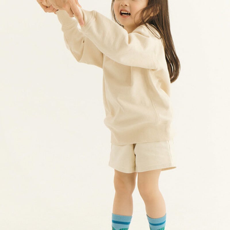 PINZLE [PINZLE X IHM] Family Socks - Green Dog (Blue)