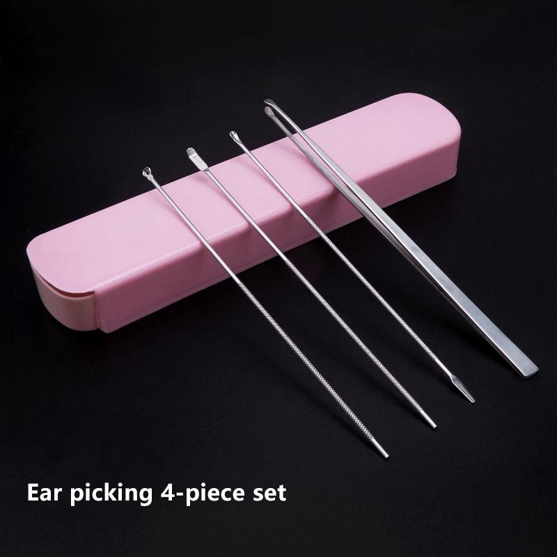 1Set Ear Picking Tool Set Goose Stick EarPicking Massage Ear Canal Cleaning EarPicking Tool Ear Picking Spoon EarCare