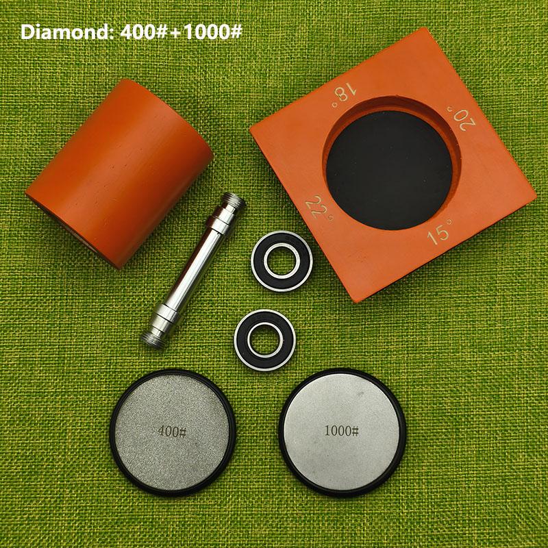 Nou Ascuțitor de Cuțite Rulant Piatră de Ascuțit cu Diamant cu Patru Fețe Unghi Magnetic 15/18/20/22 Grade Ascuțire cu Role Cuțite de Bucătărie