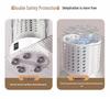 Compact Fully Automatic Washer-Dryer Combo with Blue Light Sterilization, Hand Wash Simulation for Underwear, Panties, and Socks, Large Capacity