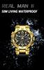 FOXBOX Multifunctional Sports Watch: Waterproof, Luminous, Dual Display.