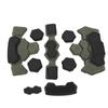 Helmet Padding Kit Memory Foam Pad Protective Mat Universal Motorcycle Bike Bicycle Cushions Waterproof OD Green