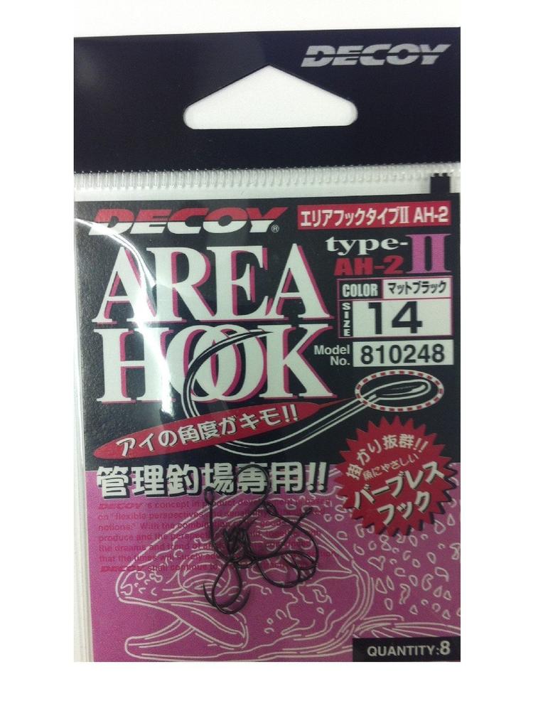 KATSUICHI Area Hook II14 Matte Black AH-2 Fishing Hook