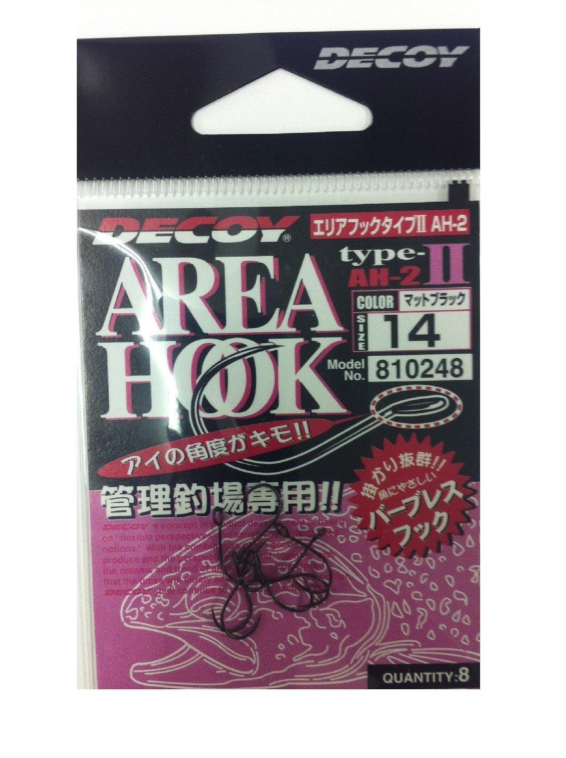 

KATSUICHI Area Hook II14 Matte Black AH-2 Fishing Hook чёрный