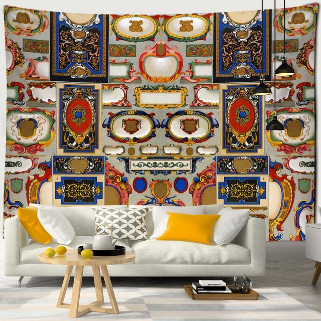 

Класичний сприятливий візерунок Гобелен Настінний Психоделічний Чаклунство Мандала Мистецтво Фон Тканина Настінний Декор 230x150cm