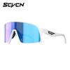 SCVCN Fashion Cycling Sunglasses Men Photochromic Bicycle Glasses Bike MTB UV400 Women Eyewear Baseball Outdoor Sport Goggles