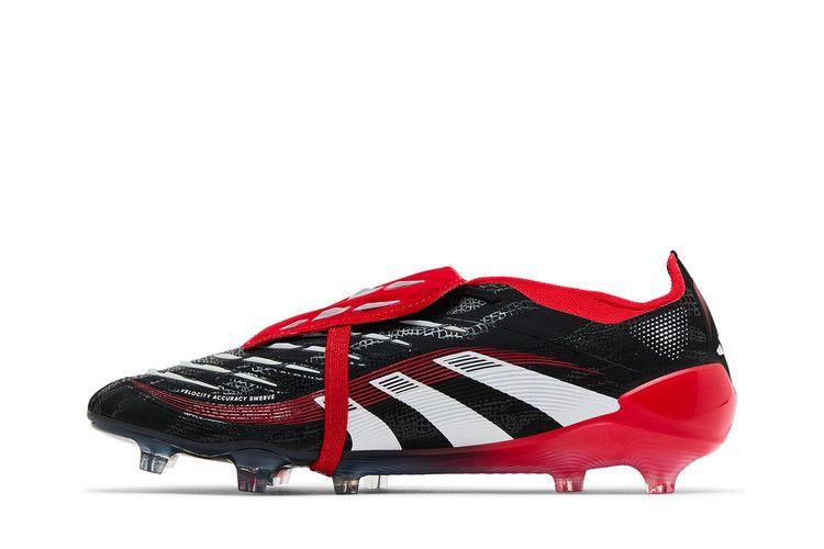 Men's Sneakers adidas Predator Elite Foldover Tongue FG Moments Core Black/Footwear White/Vivid Red
