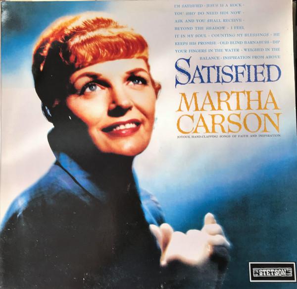 

LP Record MARTHA CARSON - Satisfied HAT3109 Stetson 1986 UK Soul/Funk Used