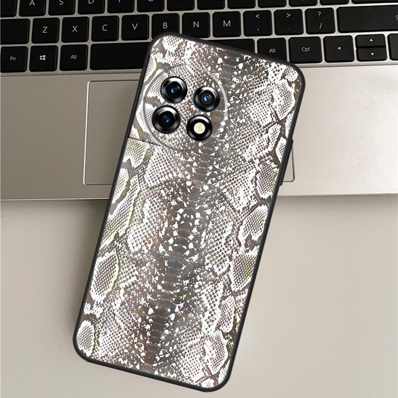 Snake Skin Print Case For OnePlus Nord 5 CE 3 4 Lite N20 N30 OnePlus 15R 13R 12R 13T 10T 10 Pro 11 12 13 Cover