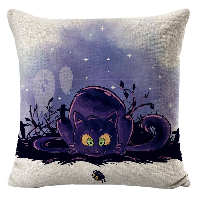 Pillow Christmas Pillowcase Set Home Bed Cushion Cover Office Sofa Waist Cushion